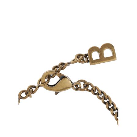 Balenciaga Bracelet with logo Gul, Dame Armbånd, Størrelse: ONE Size