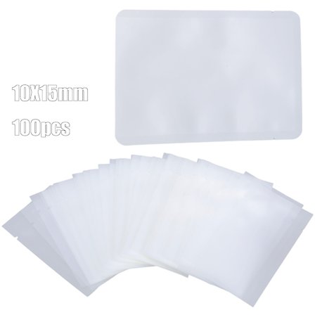 100 stk. matte kosmetikkorganiseringposer, lekkasjesikre flerbruks oppbevaringsposer for lotioner, serum, PET hudpleietilbehør