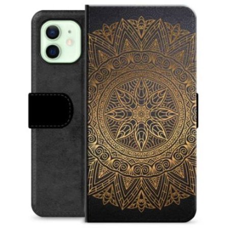iPhone 12 Premium Plånboksfodral - Mandala