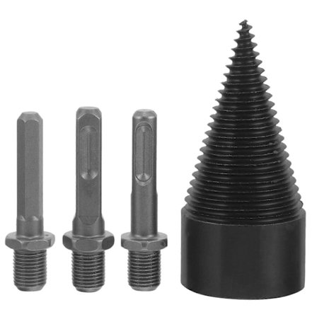 1 Sæt Brænde Borebits Træsplitter Log Borebit Hjemme Brænde Træ Bore Log Tilbehør