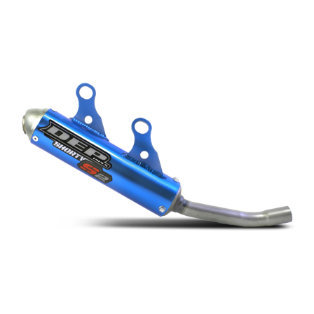 DEP Pipes Shorty Silencer Blue - KTM 125 SX 2019-2022