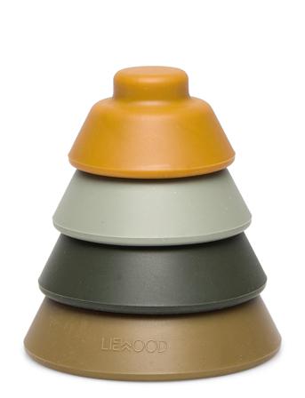 Walter Stacking Tower Tree Toys Baby Toys Educational Toys Stackable Blocks Multi/mønstret Liewood