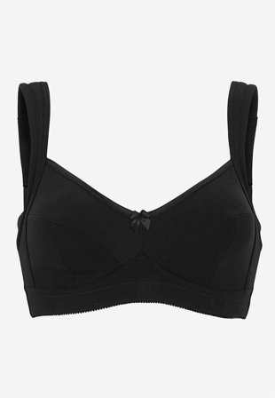 Cellbes of Sweden - Bygellös mjuk-bh i bomull - svart - för damer - 120E