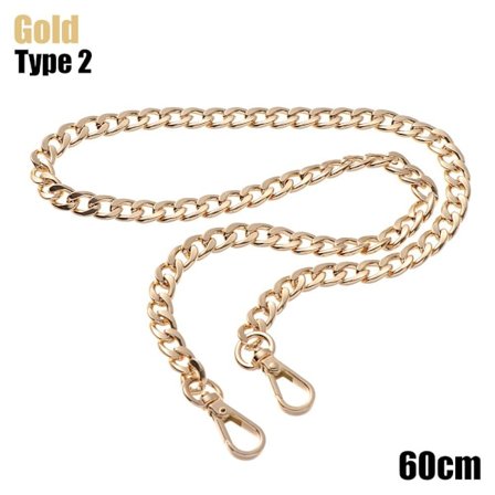 Veske kjede skulderveske stropper GULL 60 CMTYPE 2 TYPE 2 - på lager Gull