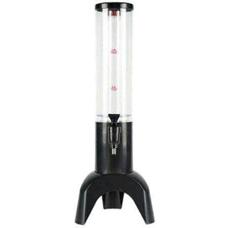 1,5l Øl-Dispenser Tårn Let Rengøring Integreret Hane Med Isrør Klar Drikkedispenser-bl