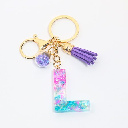 Initial Letter Nyckelring / Kristaller Nyckelringar A-Z Bokstav Nyckelring För Bil / Alfabetet Nyckelringar För Kvinnor Bokstav Väska Charm För 