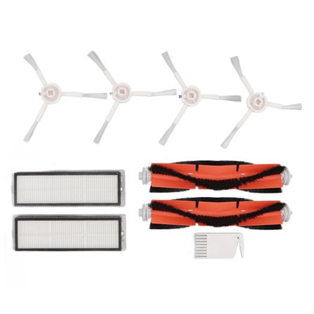 Børste Filter Flad Kam Sæt til Mijia 1C F9 Mi Robot Støvsuger Moppe Udskiftning