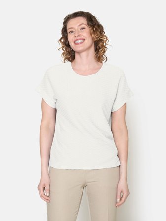 BRANDTEX - Kortærmet T-shirt - Råhvid