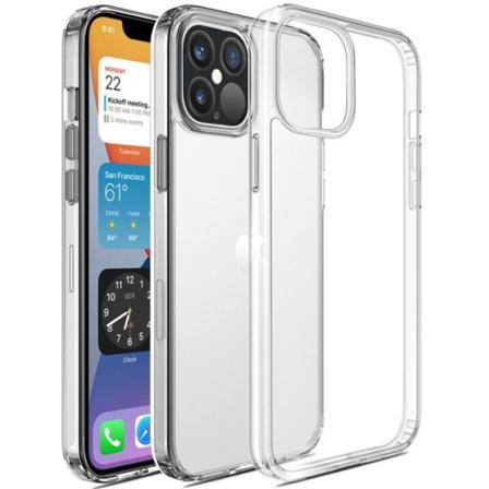 iPhone 12 mini slimmat skal, Soft TPU Protection, Transparent Transparent