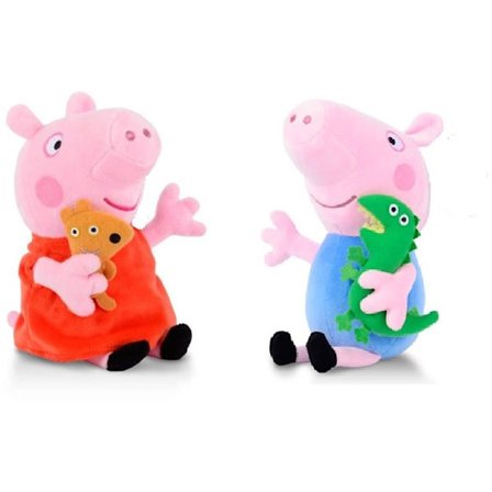 Greta Gris - Et søskenpar i plysj (2 stk) flerfarget - Perfekt