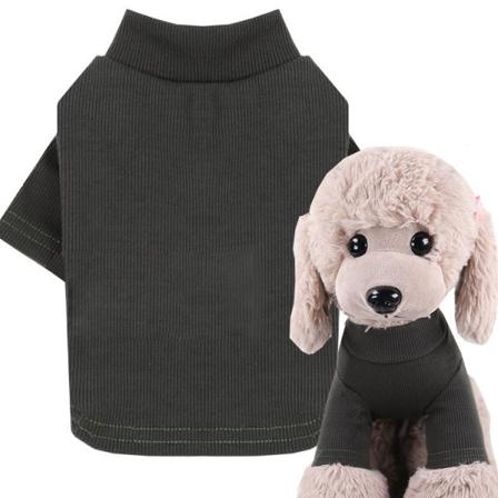 Husdjurskläder Vår höst och vinter Skjorta Hem Mångsidig stretchig bomull Bekväma husdjursmaterial Army Green (thick) xl