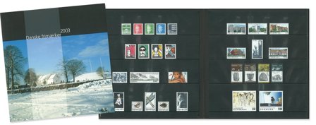 Danmark - Årsmappe 2003 del 1 - uden miniark