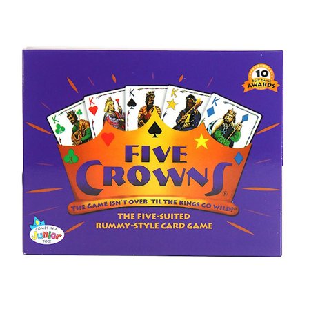 Fem Kronor Kortspel Klassiskt Kul Familjefest Rummy Style Poker Brädspel Spela Spel