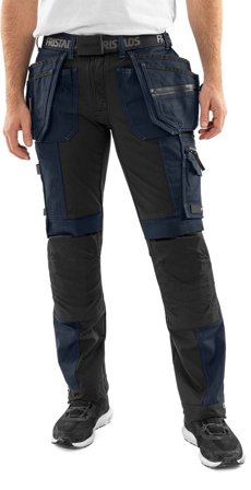 Arbetsbyxor Fristads Herr Green hantverkarbyxa stretch 2530 GCYD, Mörk marinblå Arbetskläder