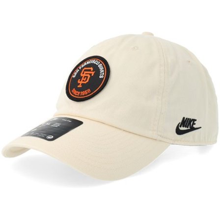 Nike MLB - MLB Beige unconstructed Keps - San Francisco Giants Club Natural Dad Cap @ Hatstore