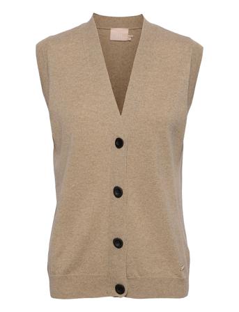 Hayakb Vest Beige Karen By Simonsen