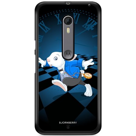Bjornberry Skal Moto G3 (3rd gen) - Vit Kanin