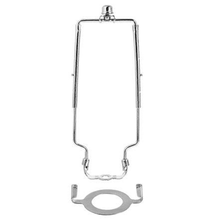 Lampeskjerm Harpe Kit Teleskopisk Lampeskjerm Harpeholder for Bordlampe Gulvlampe