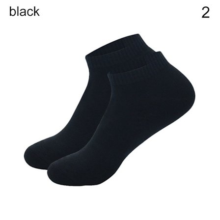 Bomuldsstrømper Dame og Herre Sokker SORT 2 2