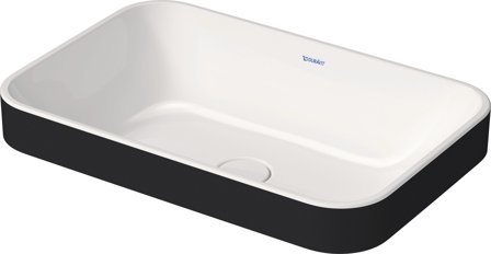 Duravit Happy D.2 Tvättställ 600x400 Vit/Antracit matt, Badrum