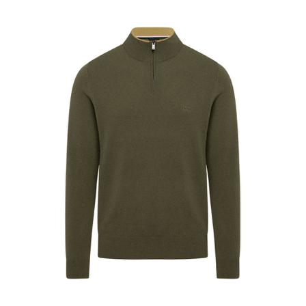 Boss, Round-neck Knitwear Zielony, Mężczyzna, Rozmiar: L