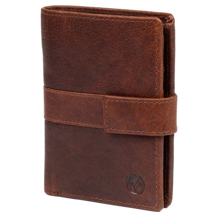 Montreal Executive Tan RFID Leather Wallet for Men - Wallets