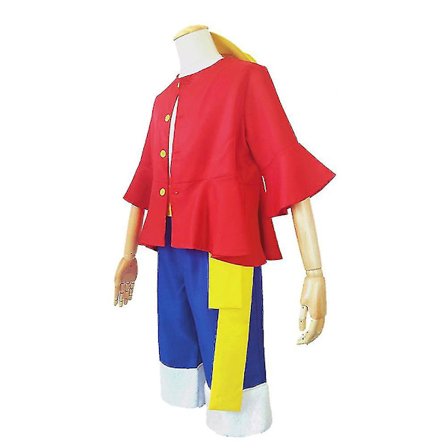 Vuxna Barn Cosplay One Piece Monkey D. Luffy Pirat Halmhattar Pirat Japansk Anime Manga Halloween Kostym Fancy Dress Up Adults