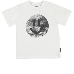 Molo Smiling Earth Riley GOTS T-Shirt 152 cm - Tops - 152 cm - Black