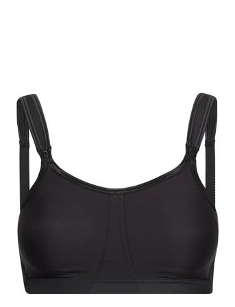 Mama Active, Maternity Sports Bra Black Lingerie Bras & Tops Sports Bras - ALL Svart Abecita