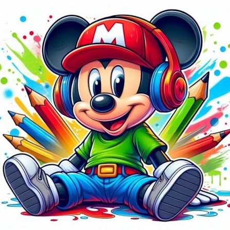 Micky Mus Affisch A4