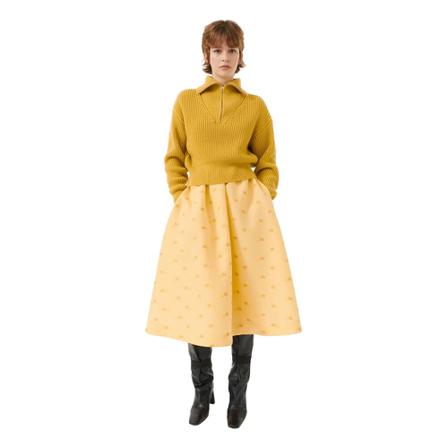 Baum und Pferdgarten, Chizu Sweater Raffia Yellow Żółty, Kobieta, Rozmiar: L