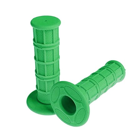 1 par motorcykelhandtag gummigrepp GRÖN