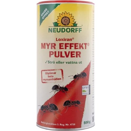 Neudorff Myr Effekt pulver 500 g / myrpulver för utomhusbruk / bekämpning av myror i trädgård
