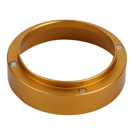 Aluminium kaffedoseringsring Doseringstratt med magnetisk ersättning för kaffebryggareGold 53MM