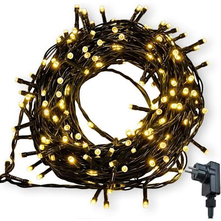 Lyslenke 50M 300 LED-lys for innendørs og utendørs bruk PL{HW}