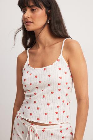 Kezia Cook x NA-KD Débardeur imprimé - Hauts d'été - Multicolore - XL (EU 46)