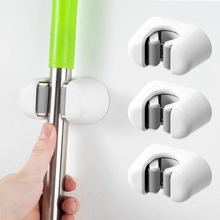 3 stk Veggmontert Kosterholder - Moppholder/Veggkosterholder, H
