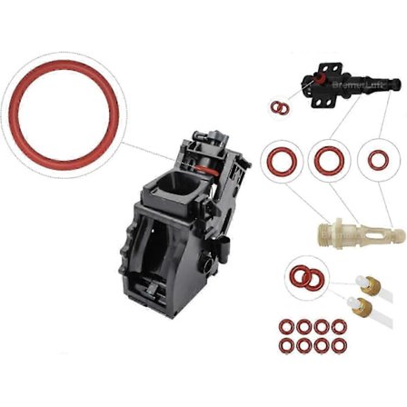 14 x Tätnings-O-ring Underhållssats för Stödventil Ångventil Bryggrupp Utloppsventil Lämplig Kompatibel med Phillips Saeco Spidem Gaggia