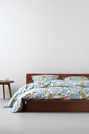 Jotex - Påslakanset Dubbelsäng Ekologisk Blå FRIDA - Köp Dubbelsäng hos Jotex