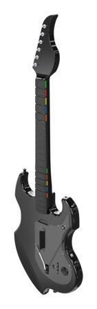 PDP RIFFMASTER Wireless Guitar Controller PlayStation 5 / 4, trådløs, 3.5mm minijack, lang batteritid
