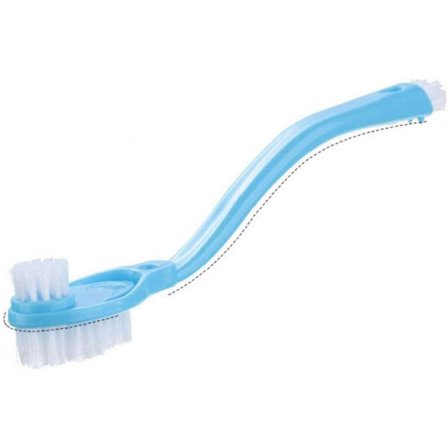 Dubbelsidig skoborste med långt handtag, bärbar rengöringsborste för golv, rengöringsverktyg