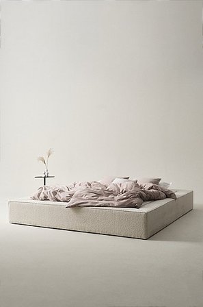 Jotex - Bedframe 180 Cm Buitenkant: Champagnekleurig Leer/binnenkant: Offwhite Fluweel Buitenkant: Champagnekleurig leer/binnenkant: Offwhite fluweel 