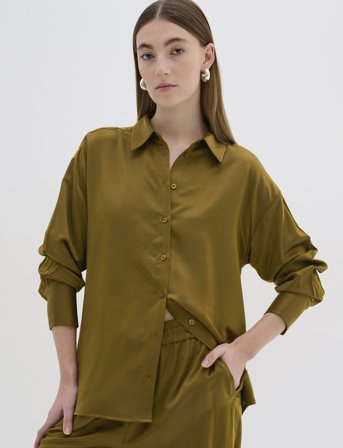 My Essential Wardrobe Estellemw Shirt - Green - 40