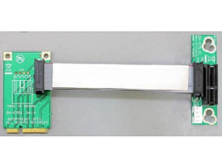 Delock raiserkort, mini PCI-Express till PCI-Express x1 port