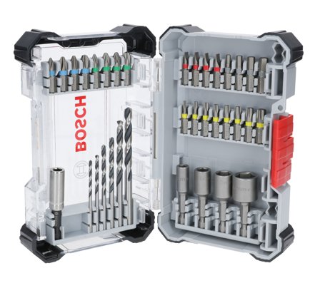 Bosch 2607017726 Borr- och bitssats 35 delar, Maskintillbehör & förbrukning