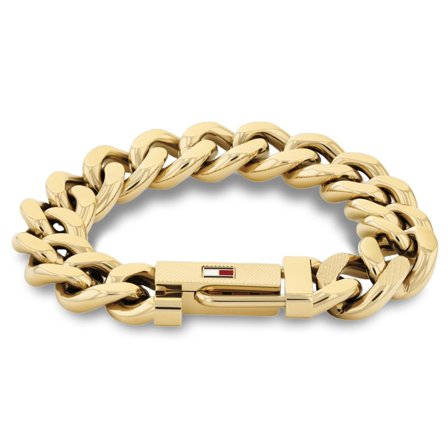 Brățară Tommy Hilfiger Wild aurie pentru bărbați - Brățări din oțel