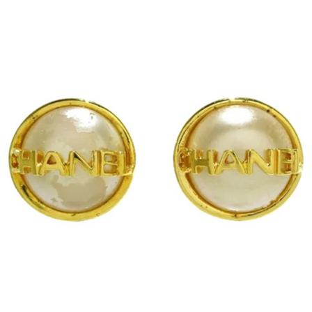 Chanel Vintage - Vintage Smycken - Gul - Dam - Storlek: One Size, Dam, Storlek: ONE SIZE