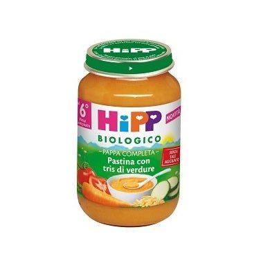 Hipp Bio Pastina Con Tris Di Verdure 6m+ 190g