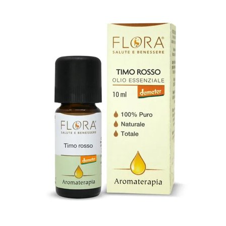 Flora Timo rosso olio essenziale 10ml BIO-DEMETER