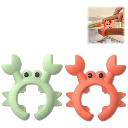 2-delad kladdig skedhållare för kastruller silikon skedhållare spatelhållare kladdig skedhållare för bänkskivor temperaturbeständig halkfri